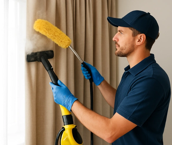 Trusted drapes cleaning technician Matty Curtain Cleaning penrith-nsw QLD